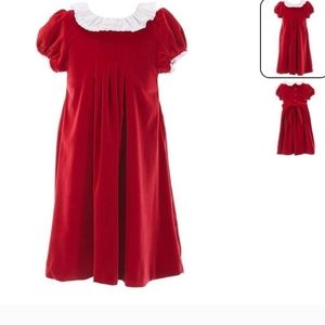 Edgehill Collection Velvet Dress With Lace